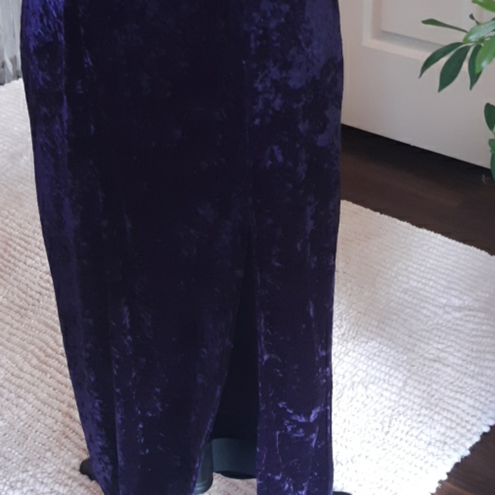 All That Jazz floor length velvet gown - Size M - Picture 6 of 10